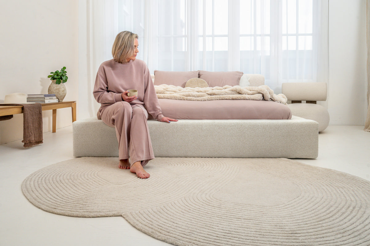 Adore Serene bed in Beige/Creme