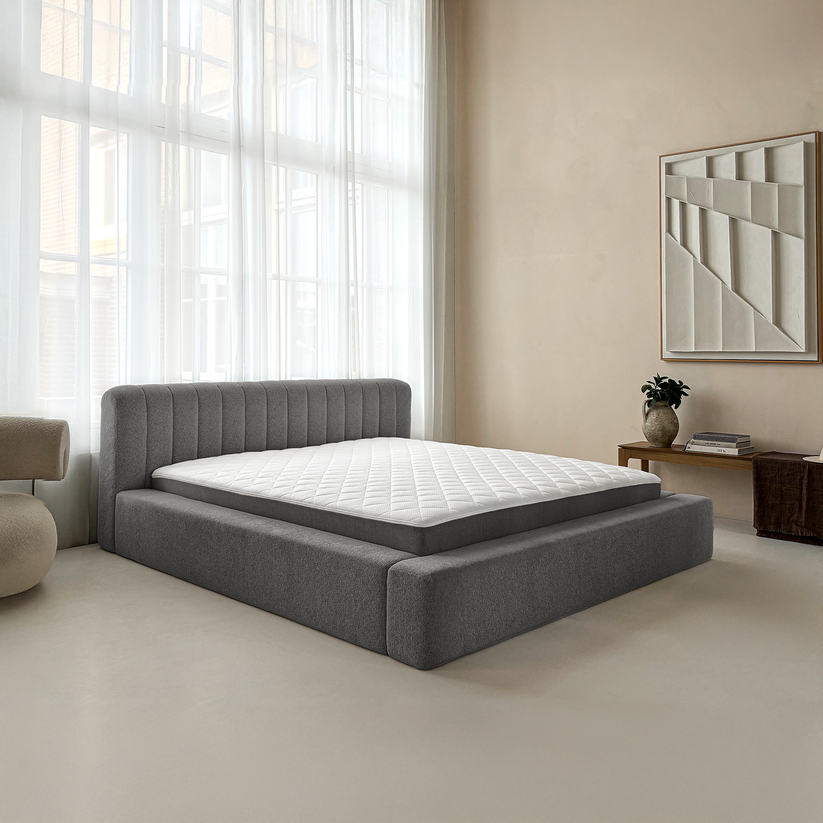 Adore Serene bed in Anthracite