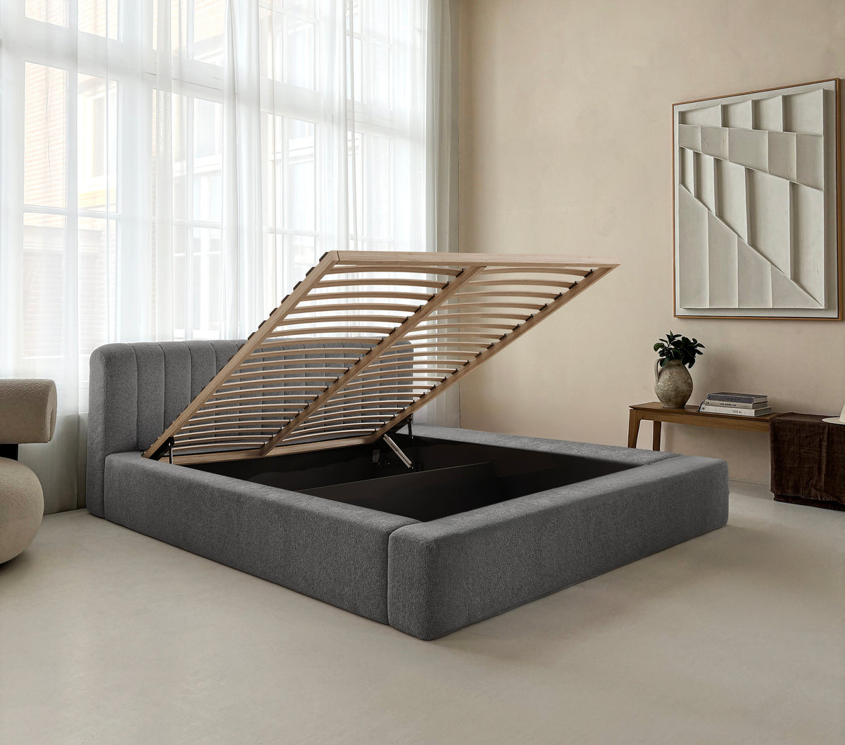 Adore Serene bed in Anthracite