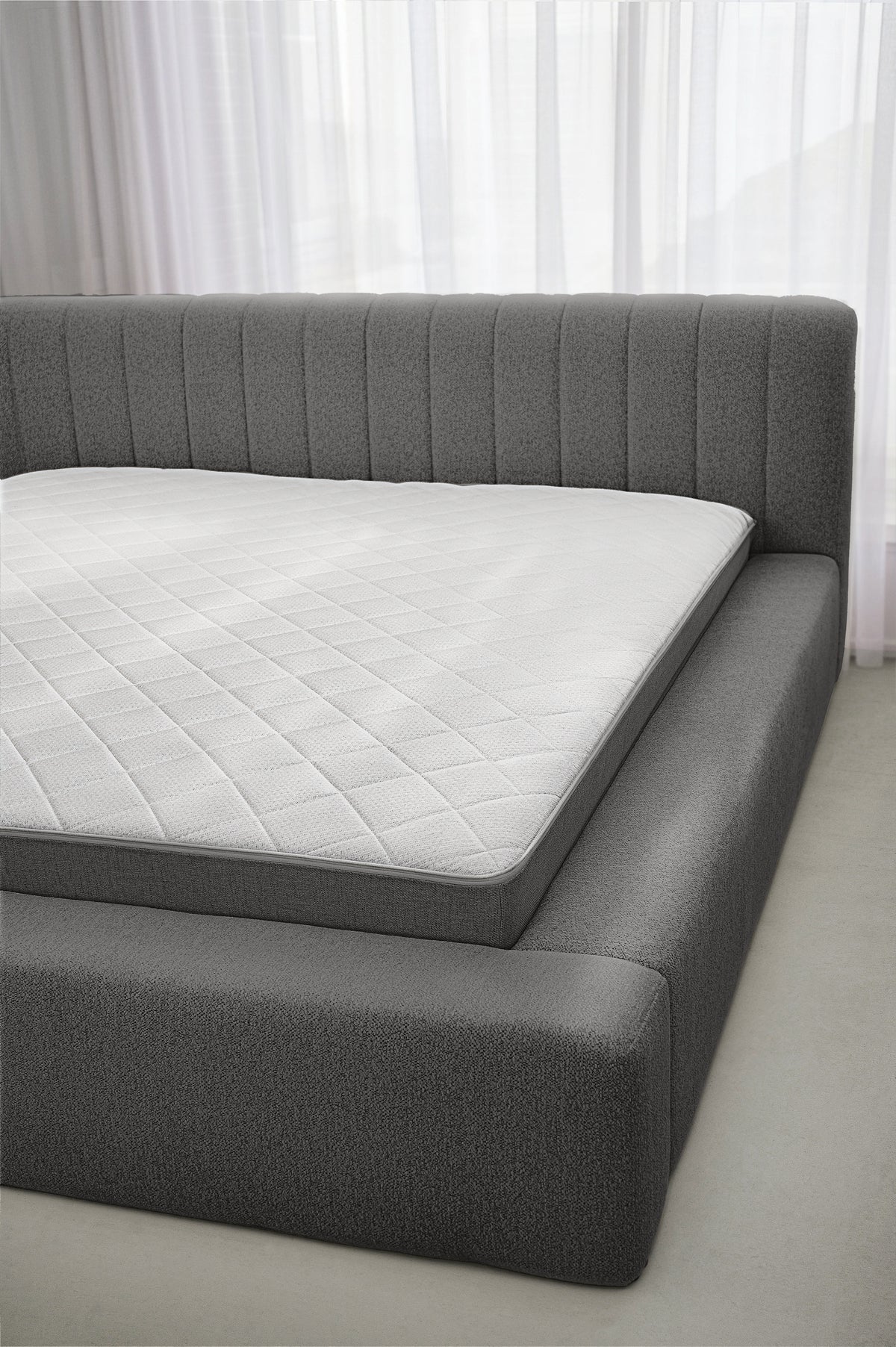 Adore Serene bed in Anthracite